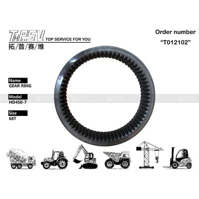 Good price HD450-7 खुदाई मशीन यात्रा गियर रिंग बॉक्स गियर जाल स्थापना के साथ ऑनलाइन