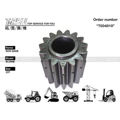 VOE14547272 उच्च परिशुद्धता EC290B खुदाई करने वाला स्विंग 2 स्टेज सन गियर निर्माण परियोजनाओं के लिए