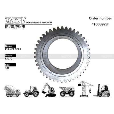 307-4163 रोड इंजीनियरिंग कंस्ट्रक्शन फाउंडेशन E307C Excavator Travel 2 Stage Planetary Gear with Low Noise Level and Forging Technique