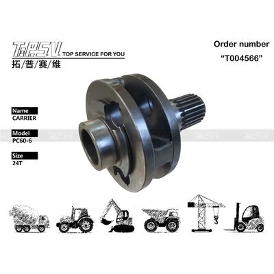 201-26-61211 पीसी60-6 स्विंग ड्राइव खुदाई के स्पेयर पार्ट्स के लिए खुदाई करने वाला स्विंग कैरियर
