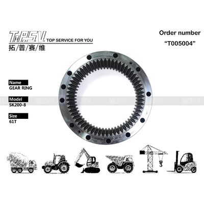 Good price YN32W01056P1 SK200-8 उत्खनन उपकरण स्विंग गियर रिंग के लिए स्विंग ड्राइव उत्खनन उपकरण स्पेयर पार्ट्स ऑनलाइन