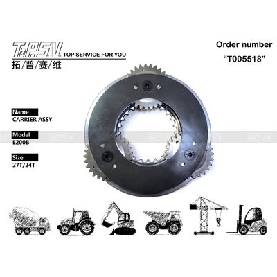E200B उत्खनन यात्रा 1 स्टेज कैरियर एसे पार्ट्स यात्रा ड्राइव उत्खनन स्पेयर पार्ट्स के लिए