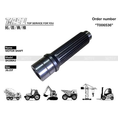 Good price स्टर्डी स्टील SK250-6 खुदाई मशीन हाइड्रोलिक मोटर शाफ्ट / खुदाई मशीन हाइड्रोलिक तेल LQ15V00007S042 ऑनलाइन